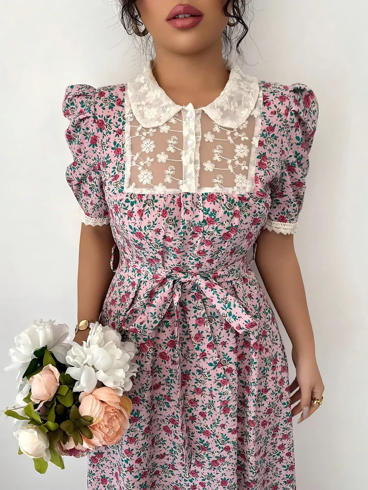 Patchwork A-Line Dress 98 Patchwork A-Line Dress