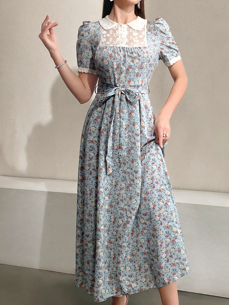 Patchwork A-Line Dress 99 Patchwork A-Line Dress