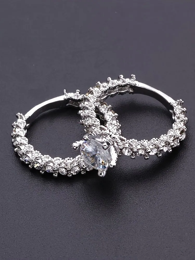 Rhinestone Ring Set 167 Rhinestone Ring Set