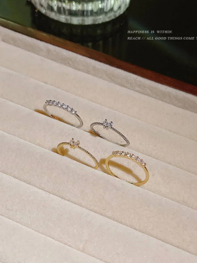 Rhinestone Ring Set 162 Rhinestone Ring Set