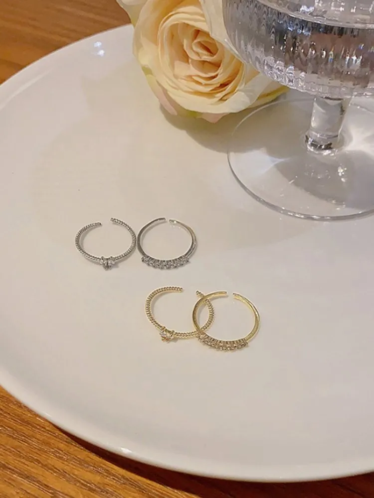 Rhinestone Ring Set 166 Rhinestone Ring Set