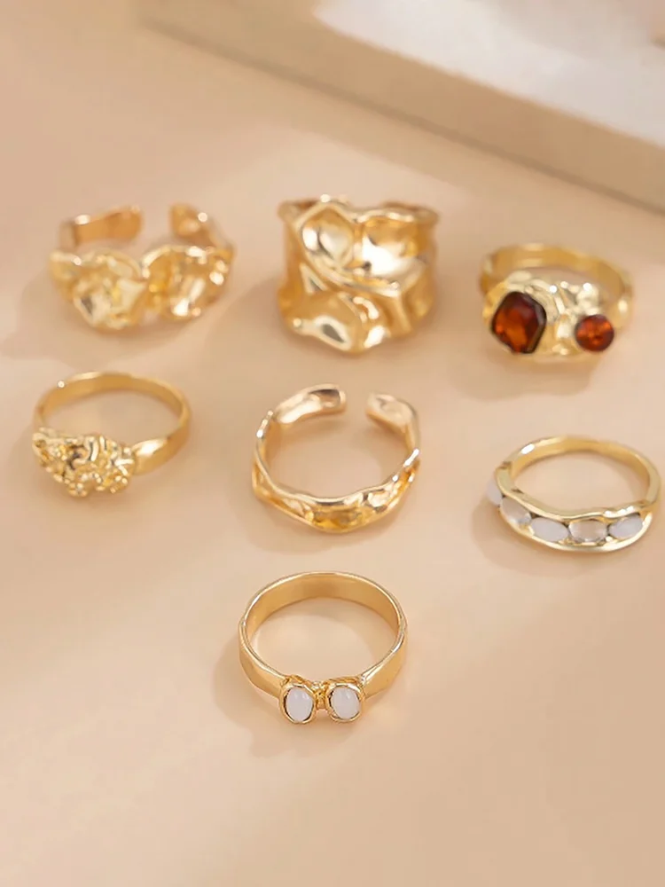 Rhinestone Ring Set 159 Rhinestone Ring Set