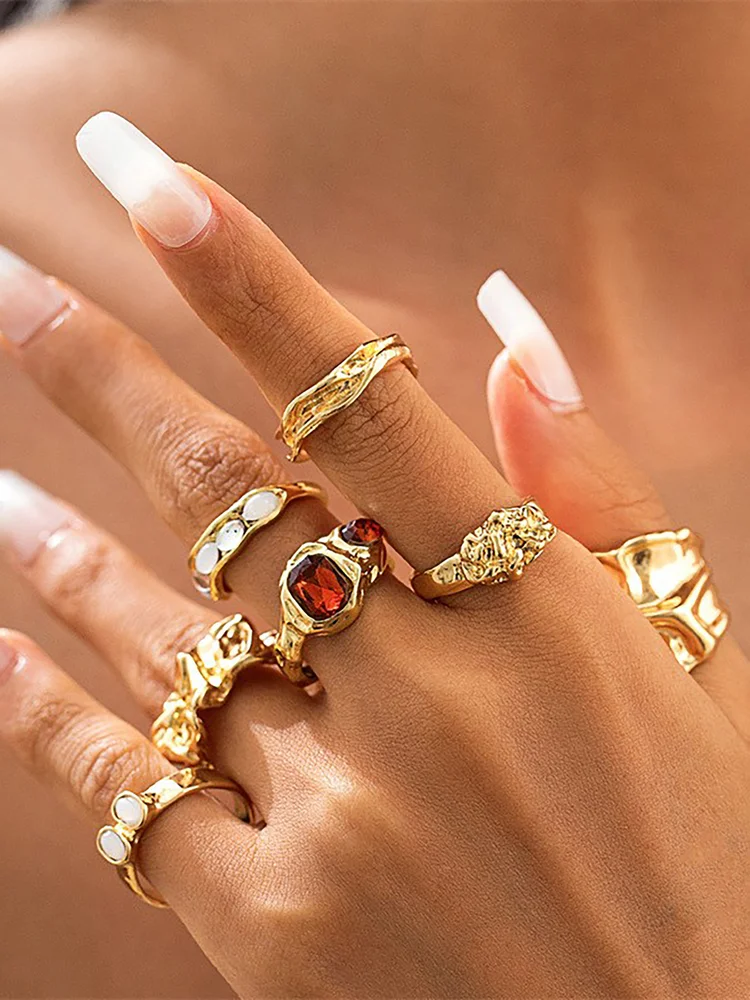 Rhinestone Ring Set 160 Rhinestone Ring Set