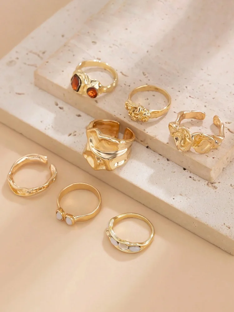 Rhinestone Ring Set 161 Rhinestone Ring Set