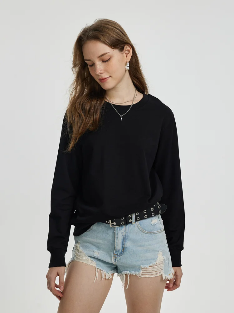 100% Cotton Pullover Sweatshirt