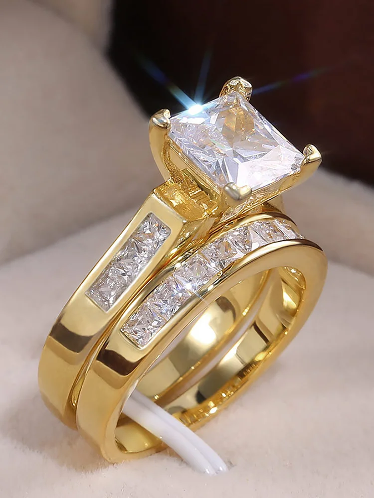 Rhinestone Ring Set 158 Rhinestone Ring Set
