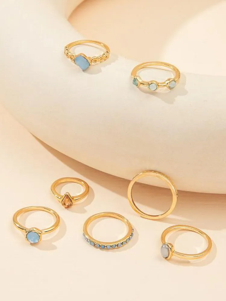 Rhinestone Ring Set 148 Rhinestone Ring Set