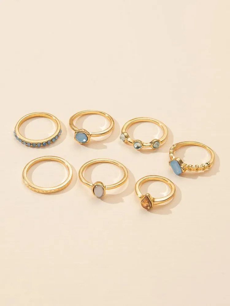 Rhinestone Ring Set 149 Rhinestone Ring Set