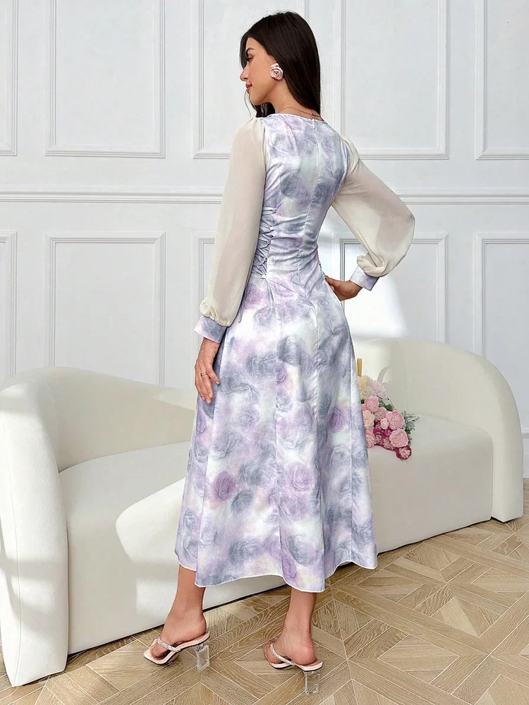 Patchwork A-Line Dress 88 Patchwork A-Line Dress