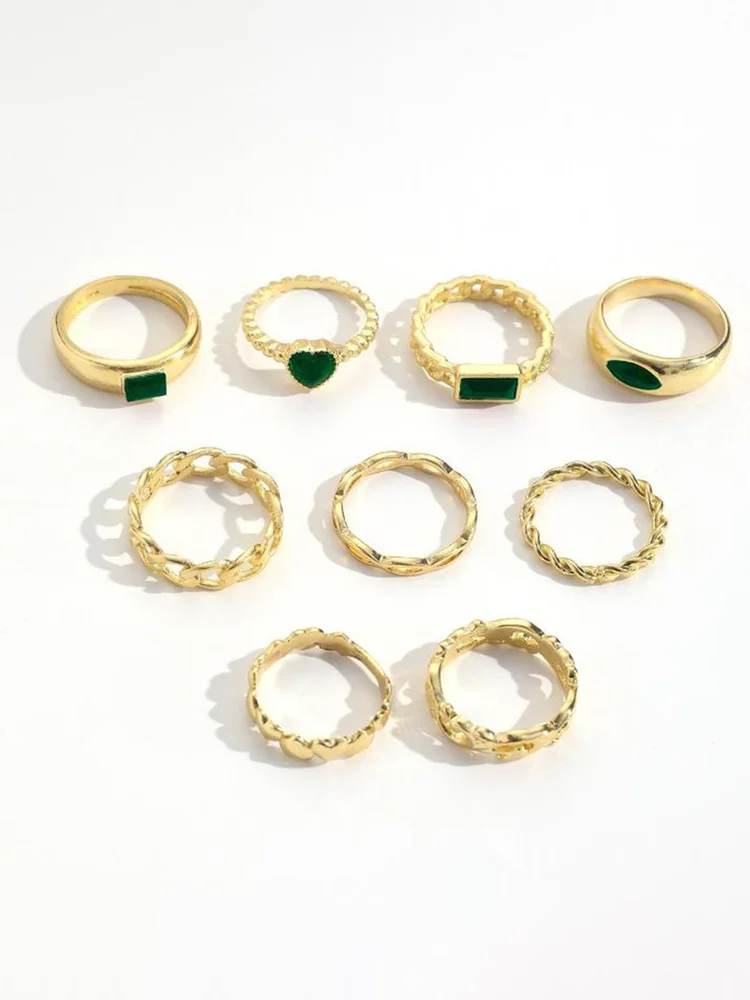 Rhinestone Ring Set 145 Rhinestone Ring Set