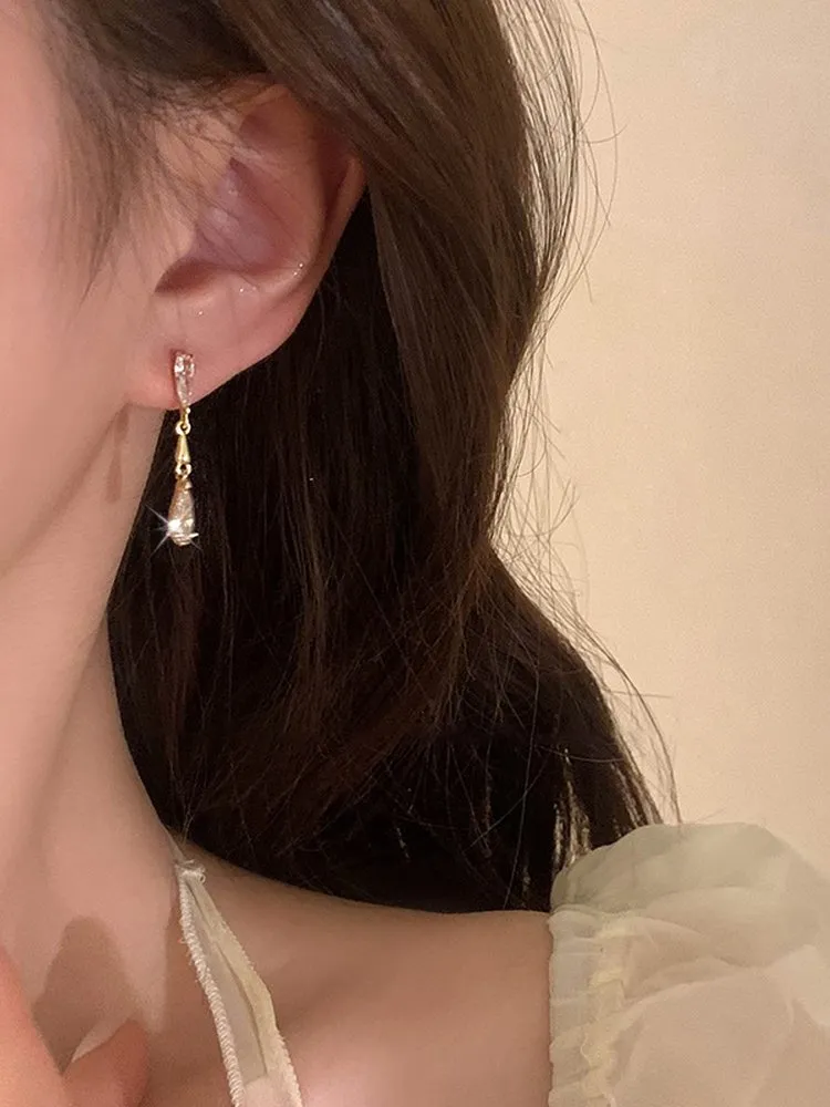 Rhinestone Dangle Earrings