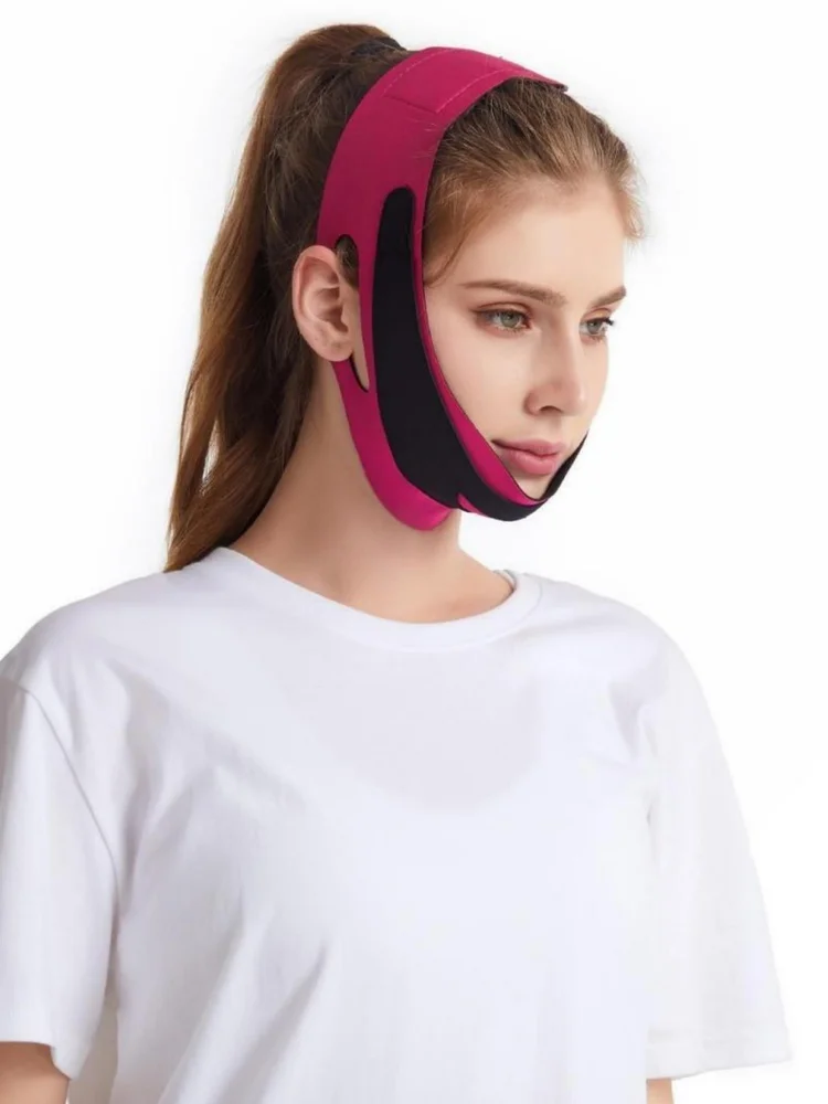 Color Block Facial Slimming Bandage