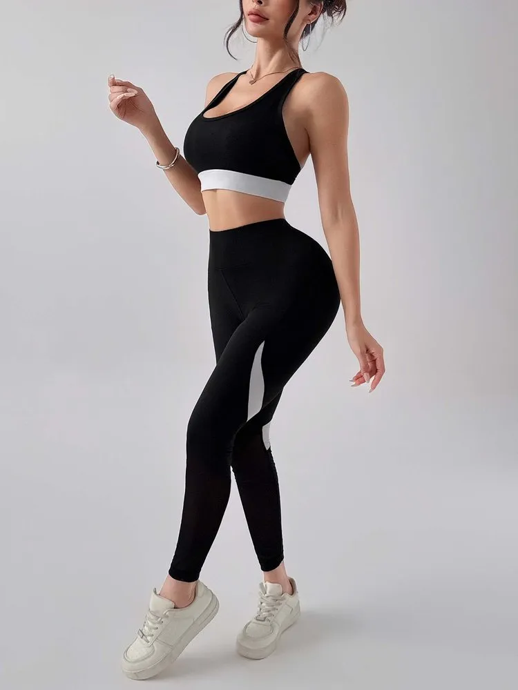 3Pcs Contrast Sport Set