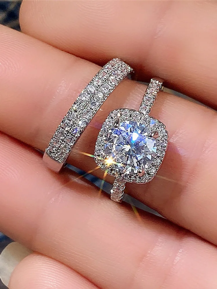 Rhinestone Ring Set 203 Rhinestone Ring Set