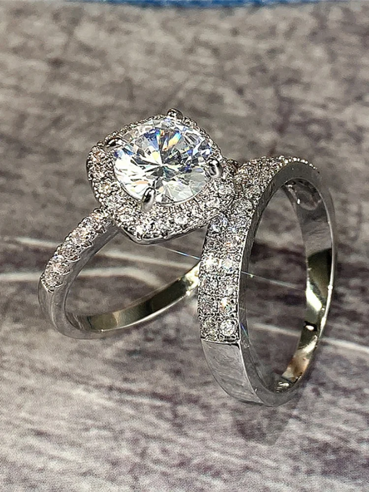 Rhinestone Ring Set 205 Rhinestone Ring Set