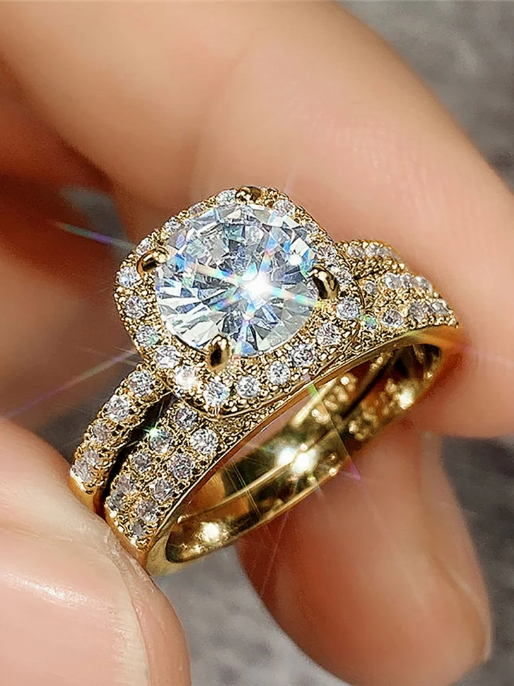Rhinestone Ring Set 207 Rhinestone Ring Set