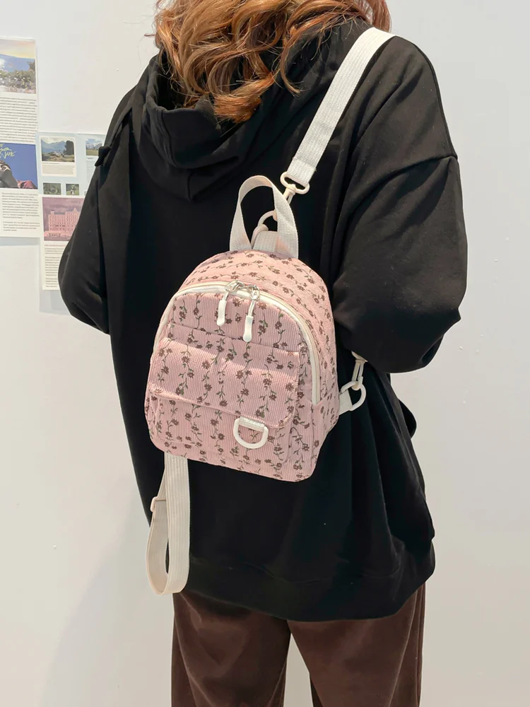 Floral Print Backpack
