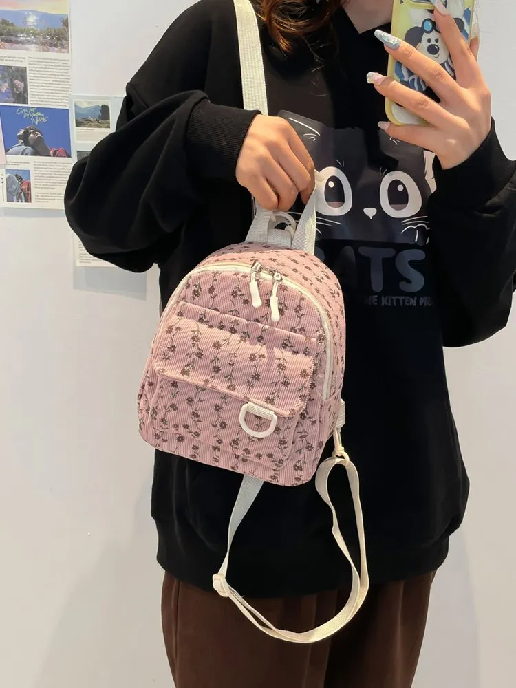 Floral Print Backpack