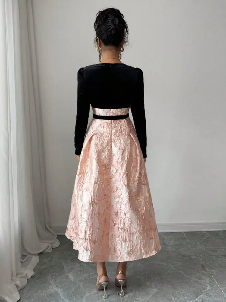Patchwork A-Line Dress 80 Patchwork A-Line Dress