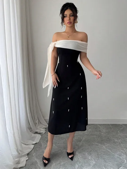 Patchwork A-Line Dress 76 Patchwork A-Line Dress