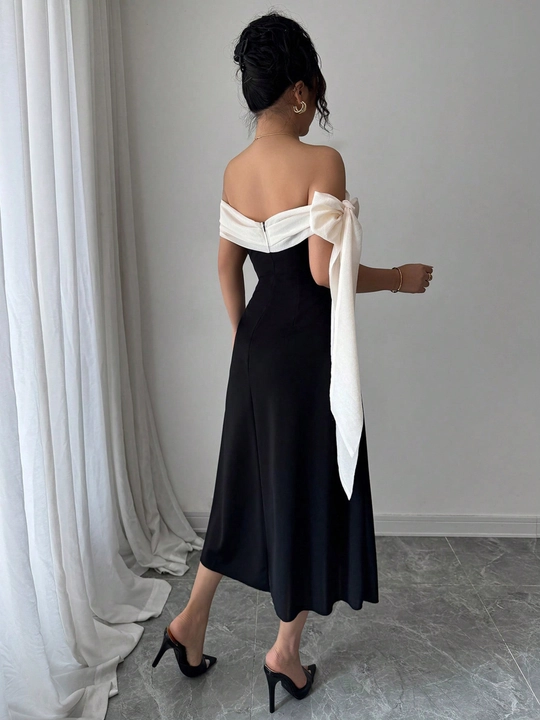 Patchwork A-Line Dress 77 Patchwork A-Line Dress