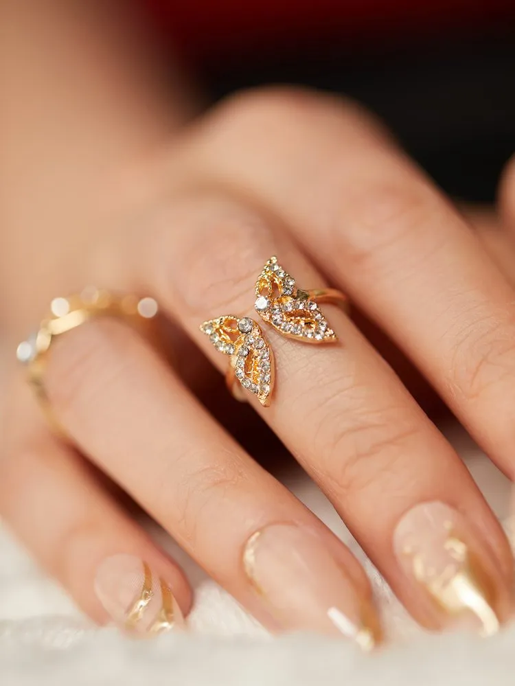 Rhinestone Ring Set 140 Rhinestone Ring Set
