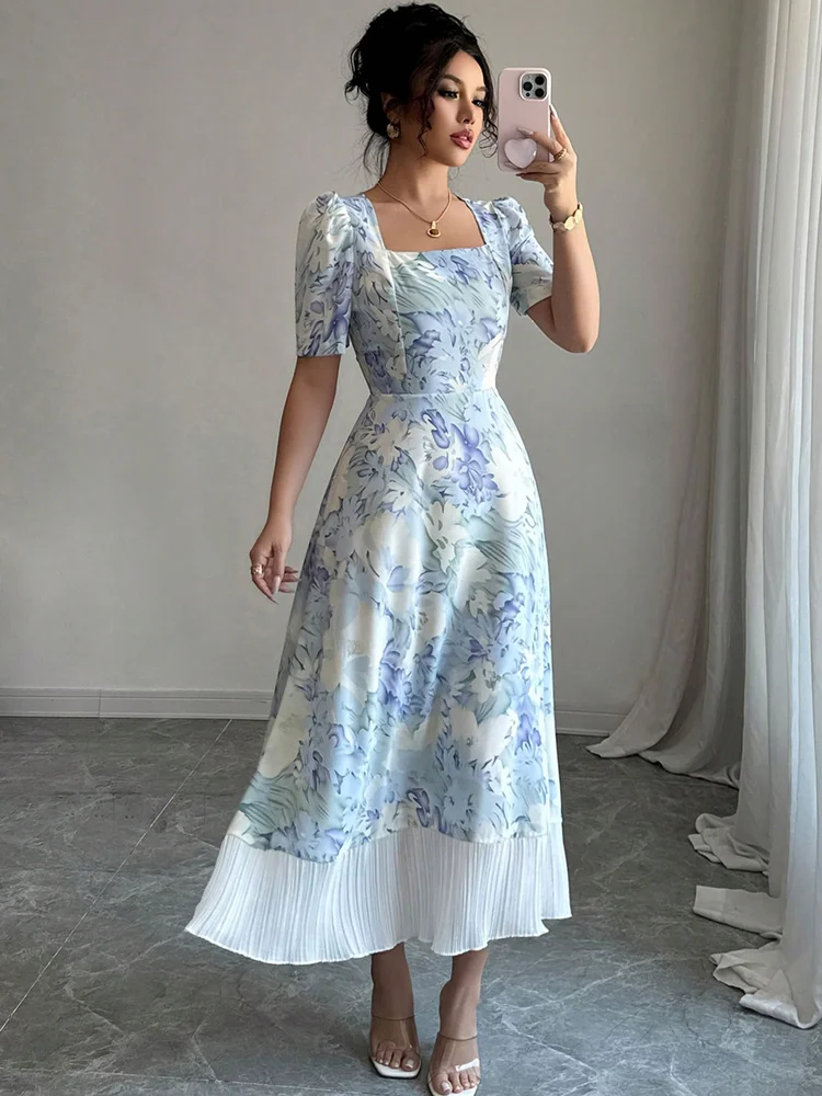 Patchwork A-Line Dress 72 Patchwork A-Line Dress