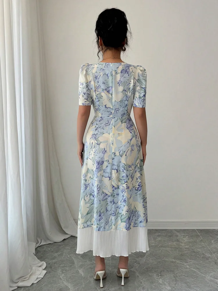 Patchwork A-Line Dress 73 Patchwork A-Line Dress