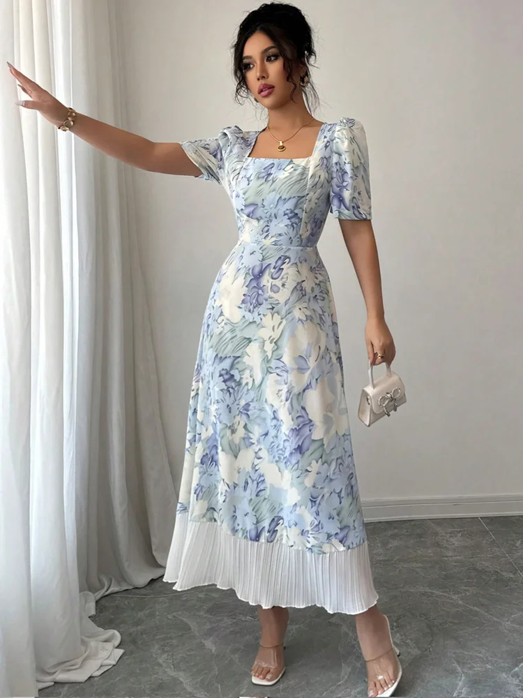 Patchwork A-Line Dress 74 Patchwork A-Line Dress