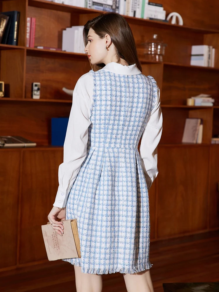 Patchwork A-Line Dress 61 Patchwork A-Line Dress