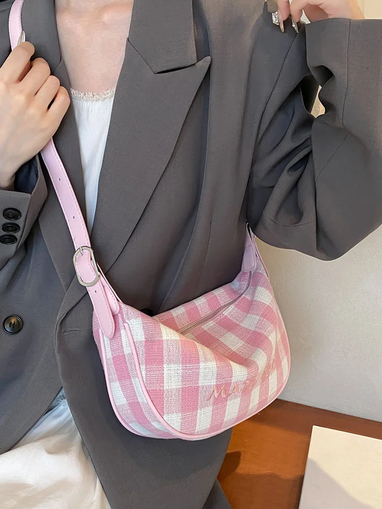 Adjustable Buckle Crossbody Bag