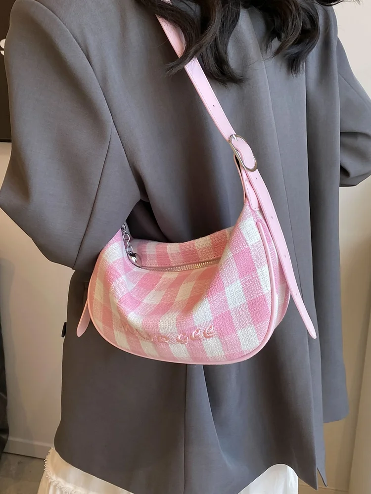 Adjustable Buckle Crossbody Bag