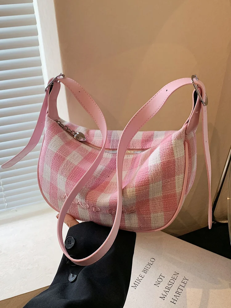 Adjustable Buckle Crossbody Bag