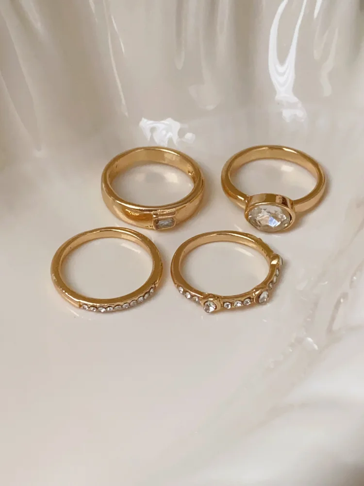 Rhinestone Ring Set 122 Rhinestone Ring Set