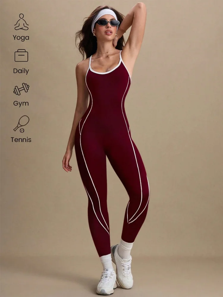 Crossed Gym Jumpsuit