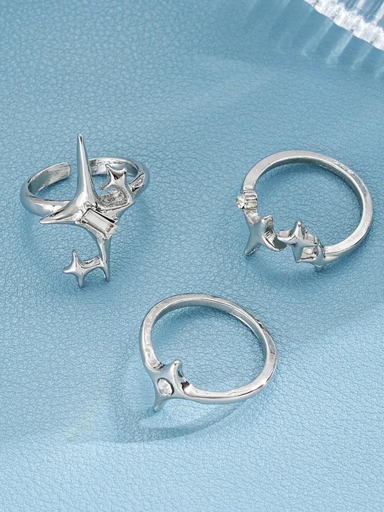 Rhinestone Ring Set 109 Rhinestone Ring Set