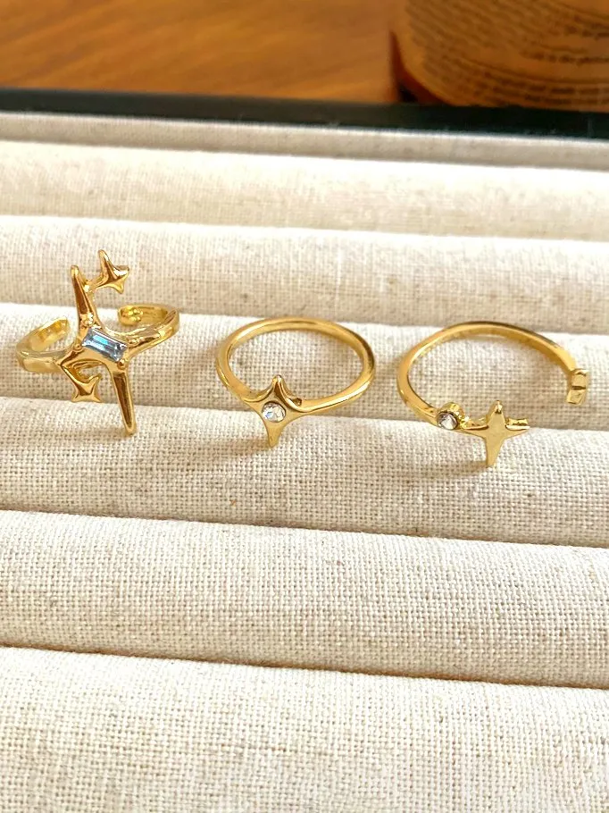 Rhinestone Ring Set 112 Rhinestone Ring Set