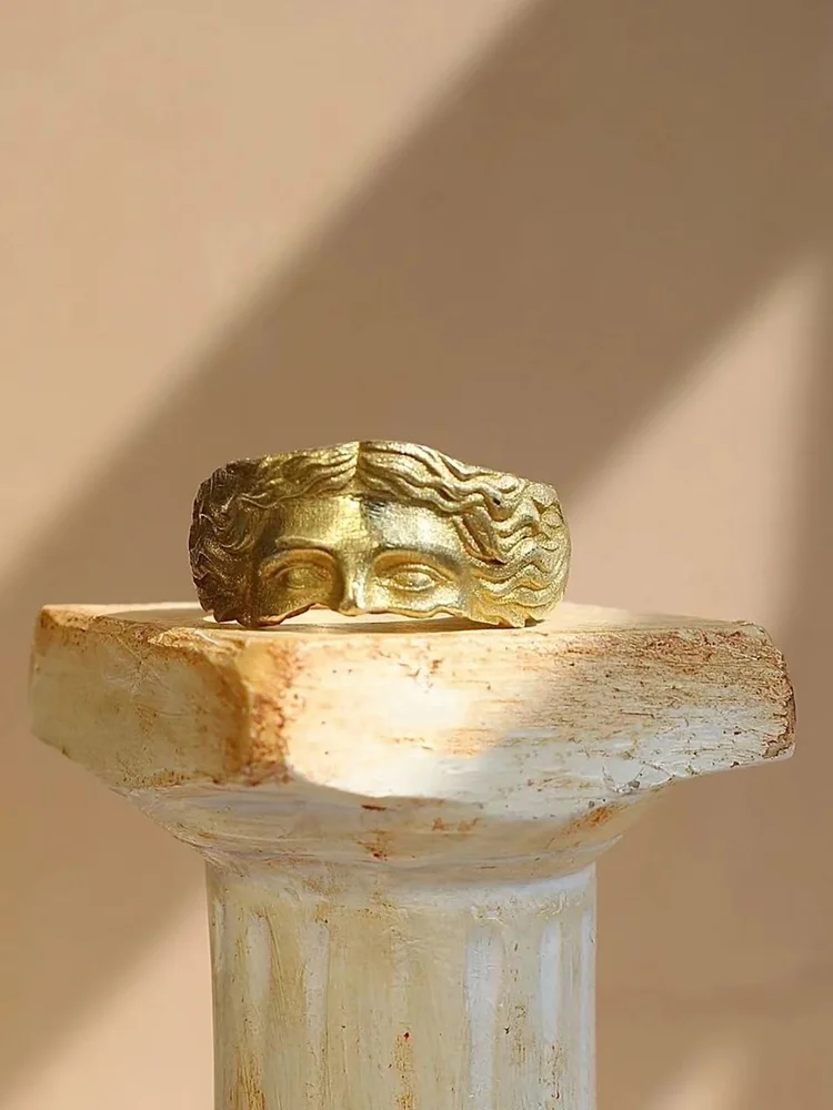 1pc Face Fashion Ring