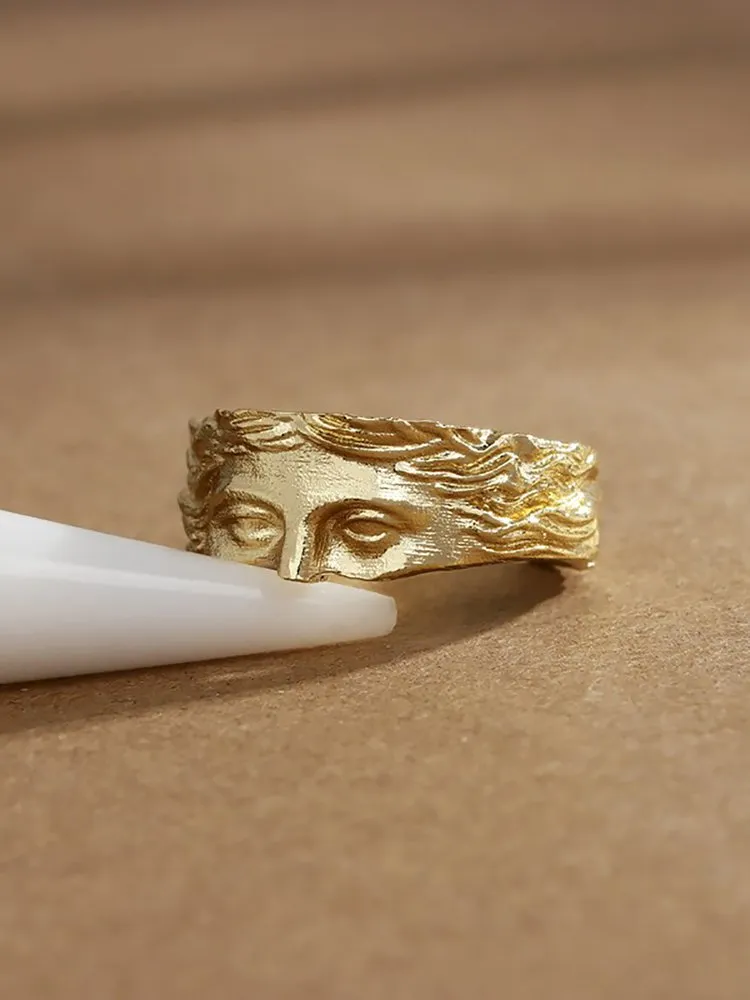 1pc Face Fashion Ring
