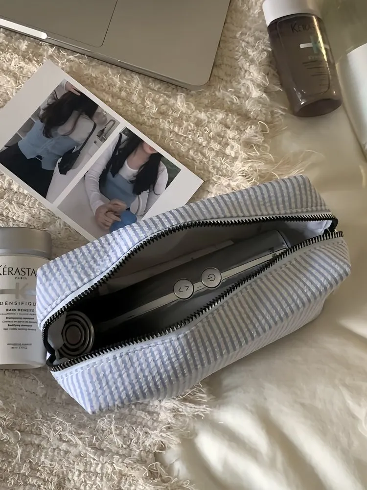 Color Block Makeup Bag