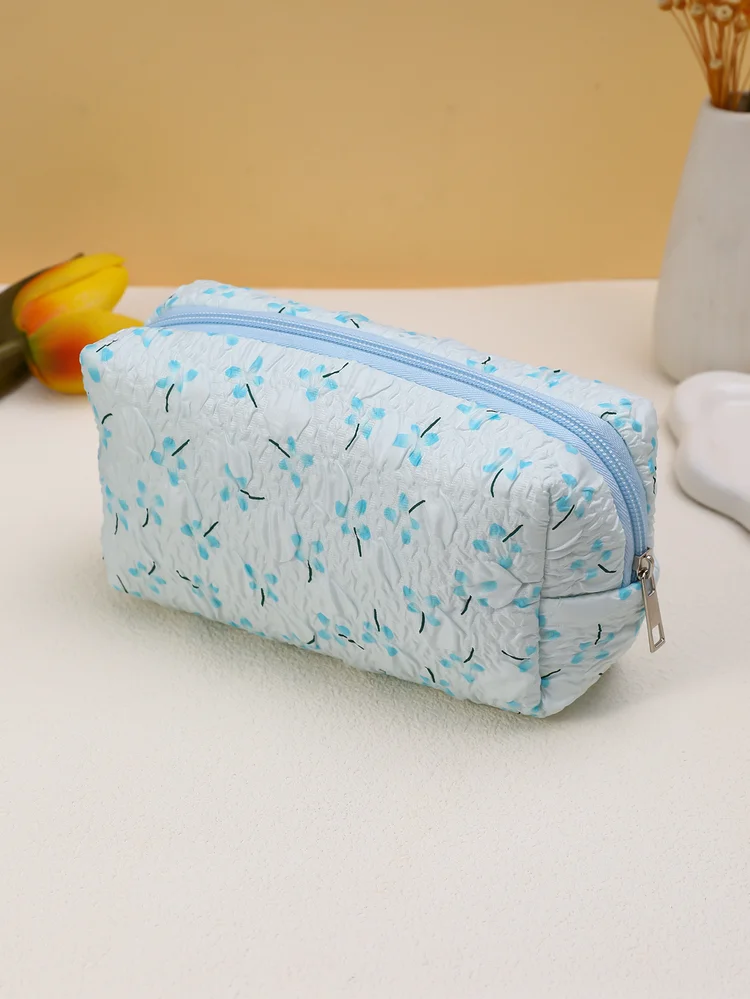 Flowers Makeup Bag