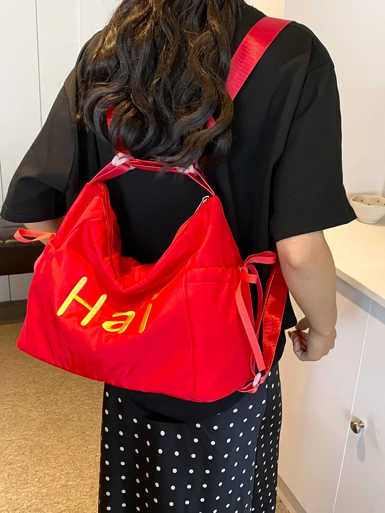 Embroidery Crossbody Bag