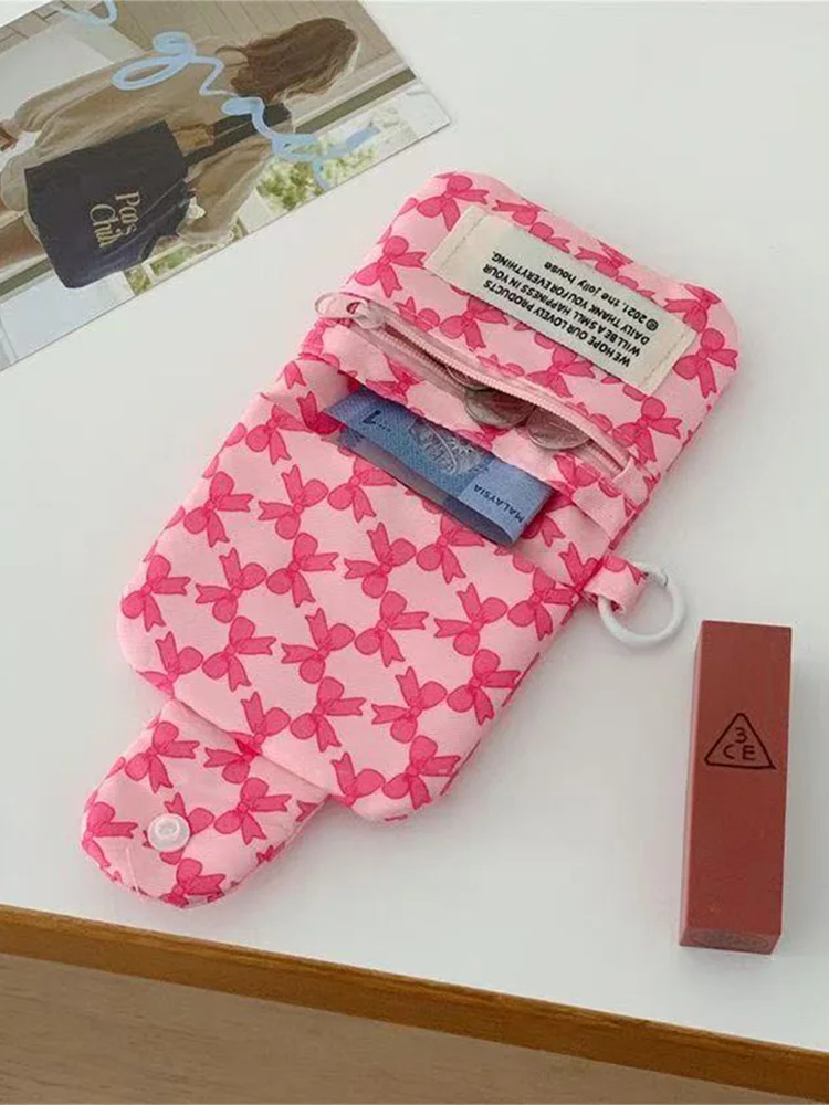 Bow Foldable Lipstick Bag