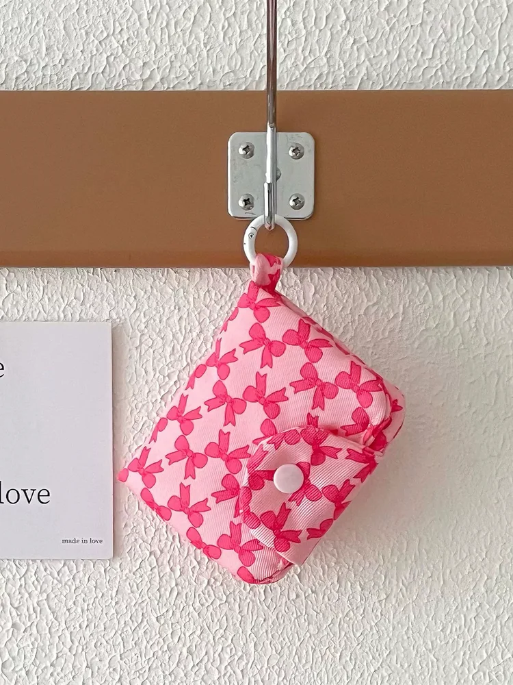 Bow Foldable Lipstick Bag
