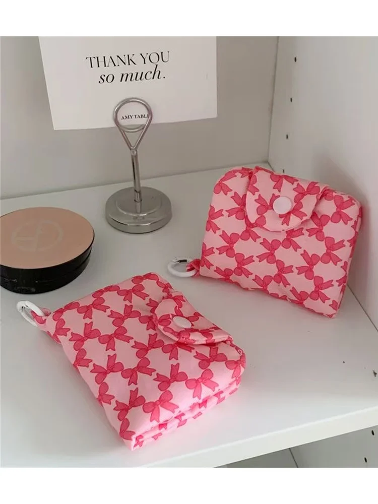 Bow Foldable Lipstick Bag