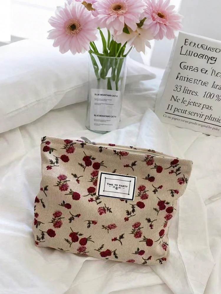 Flowers Makeup Bag