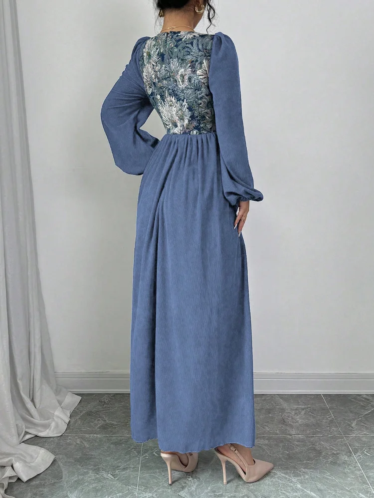 Patchwork A-Line Dress 46 Patchwork A-Line Dress