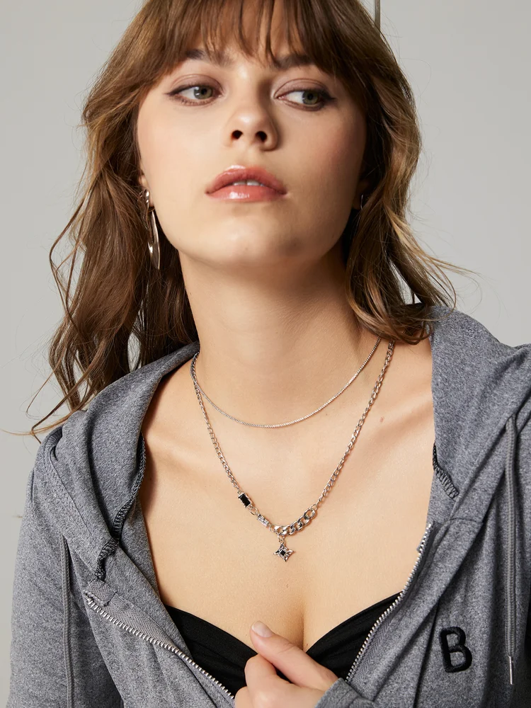 Geometric Artificial jewellery - Pendant Necklace 79 Geometric Artificial jewellery - Pendant Necklace