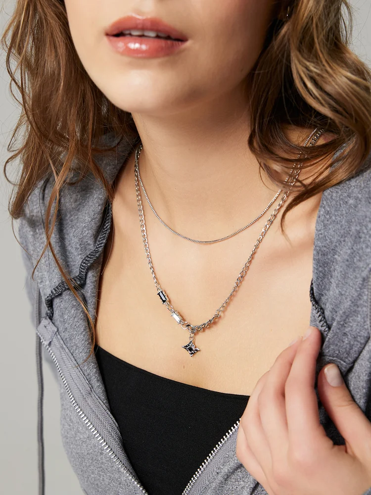 Geometric Artificial jewellery - Pendant Necklace 80 Geometric Artificial jewellery - Pendant Necklace