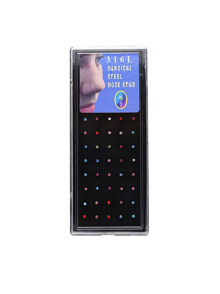 60pcs Rhinestone Imitation/Artificial Jewellery - Nose Ring